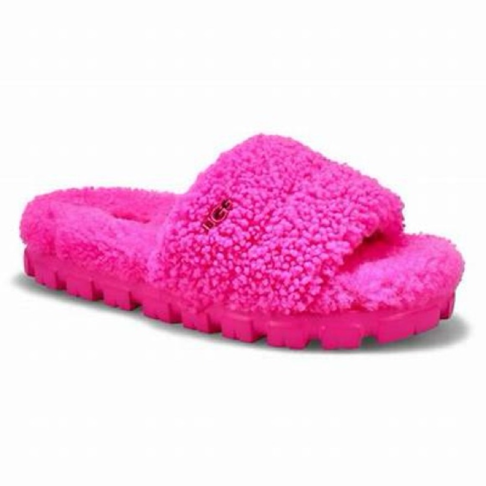 UGG Colette Curly Pink Slide Sandals Size 8 NIB - Picture 2 of 6